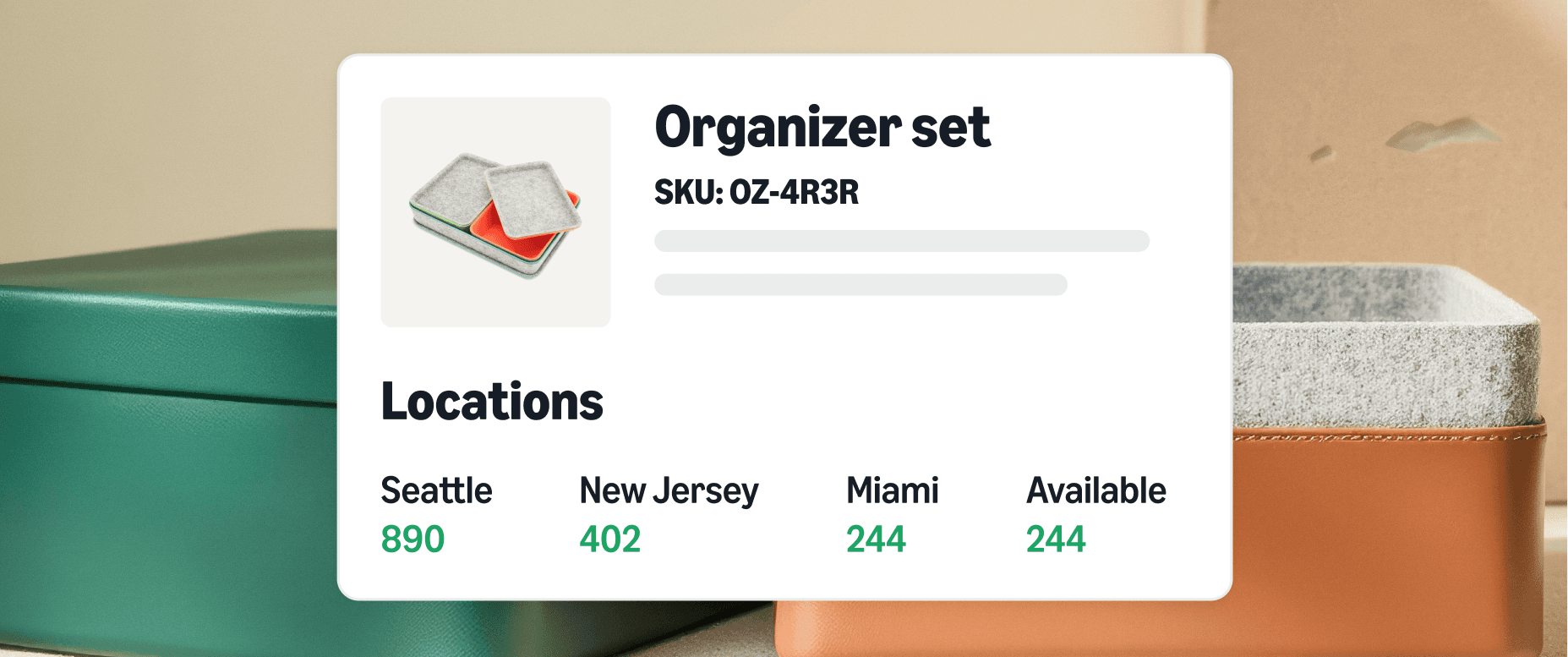 Organizer Set Organizer Set