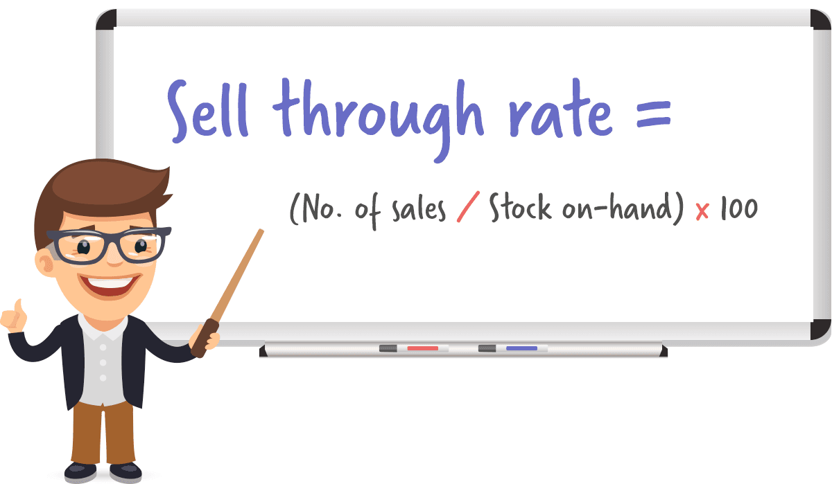 Sell through rate equation