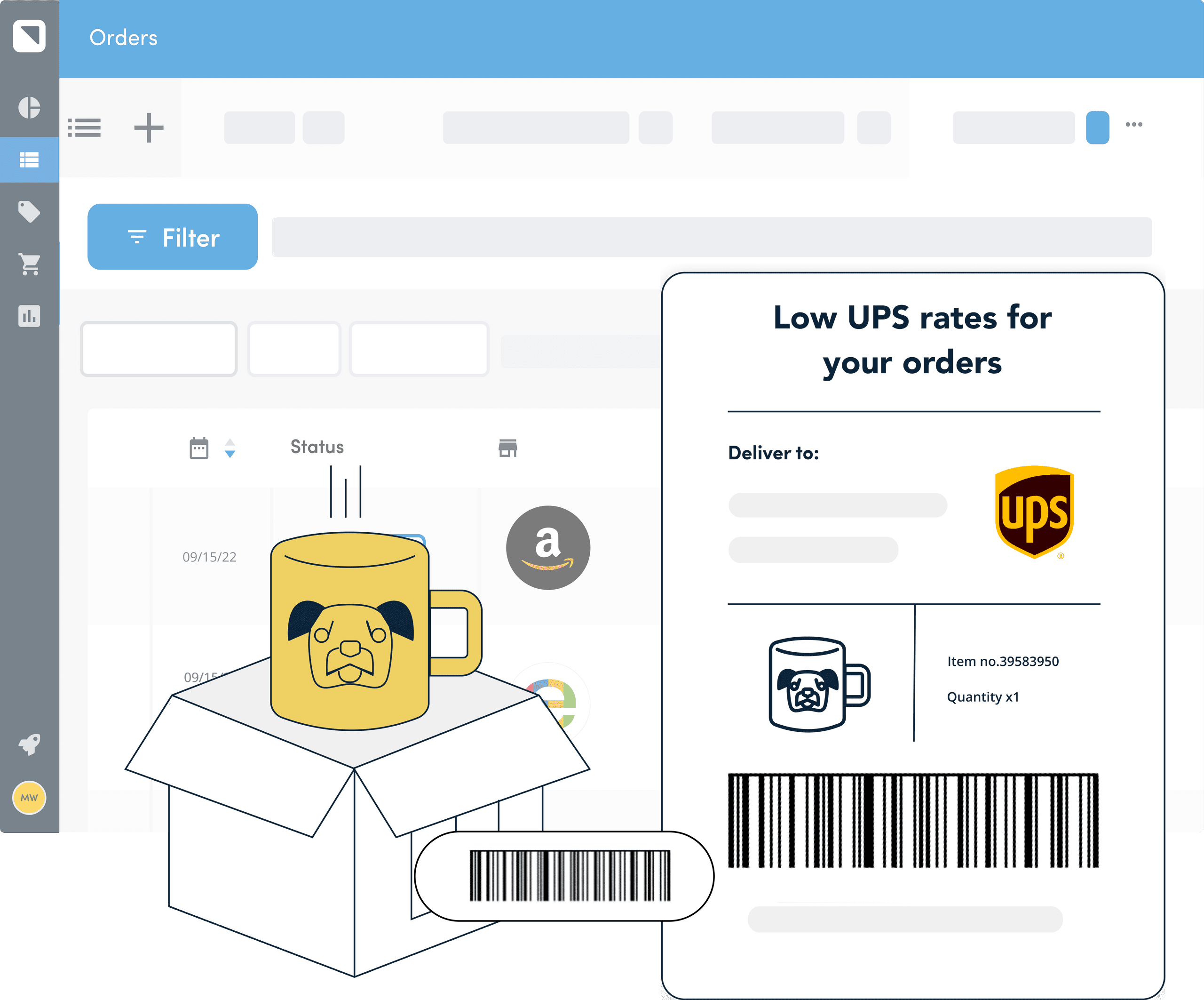 Immediate access to UPS discounted rates