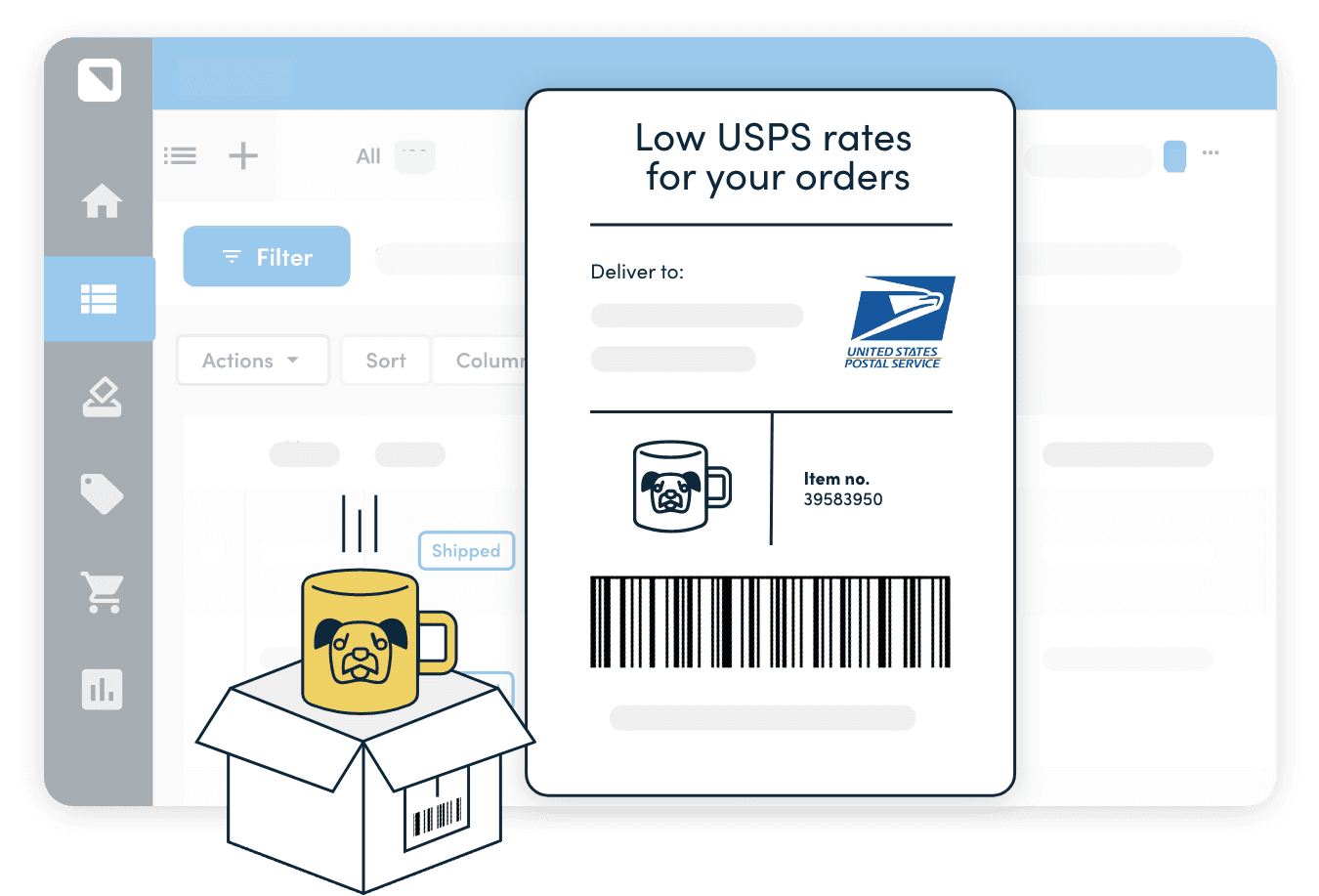 Immediate access to USPS discounted rates