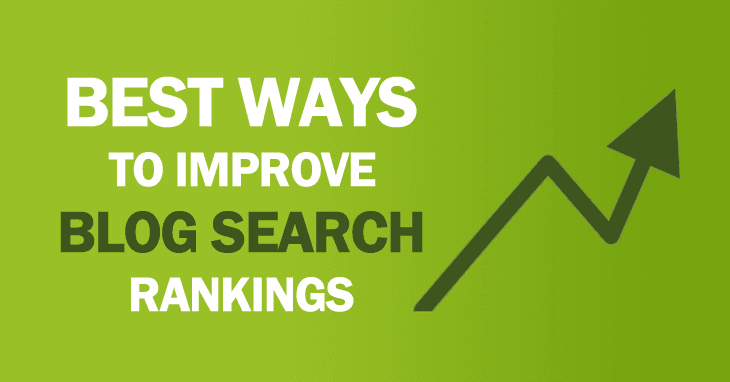 10 Tips to Improve the Search Ranking  for Your Blog Posts