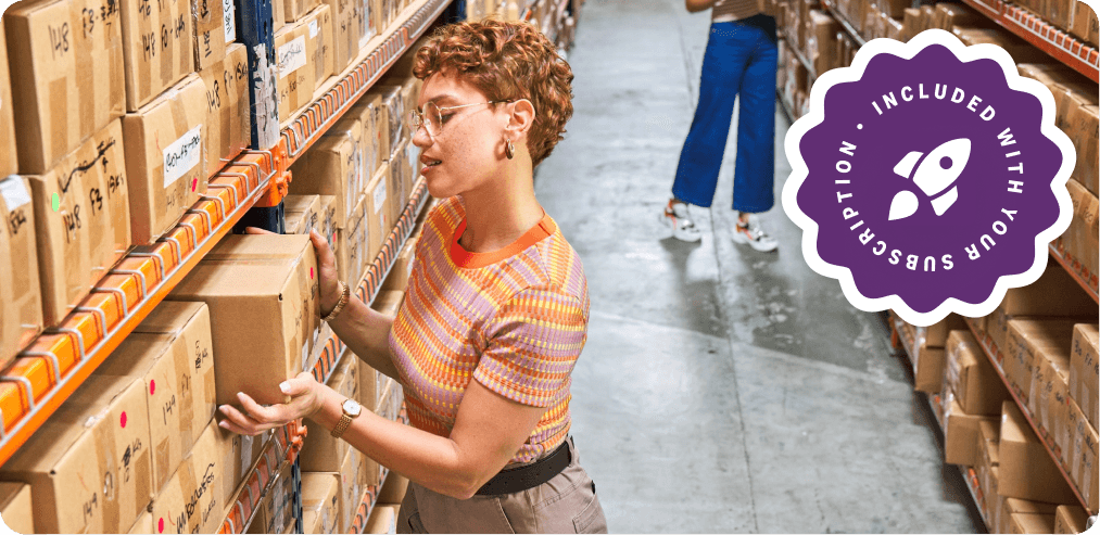 Included with your subscription sticker