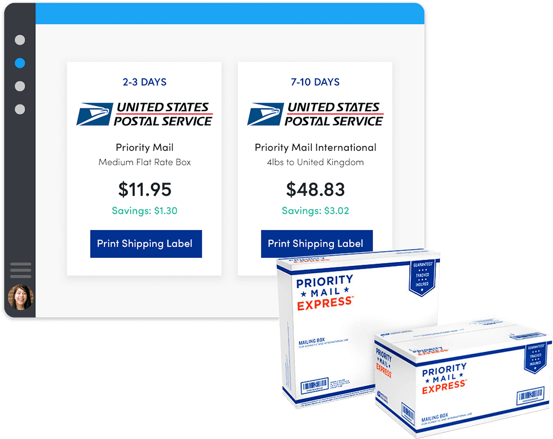 The cheapest USPS shipping rates